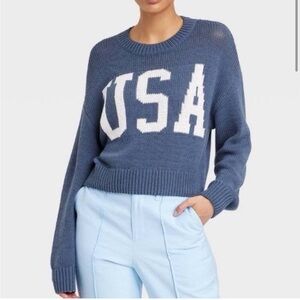 Blue USA Sweater